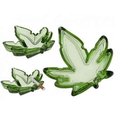 Τασάκι σε Σχήμα Φύλλου Πράσινο